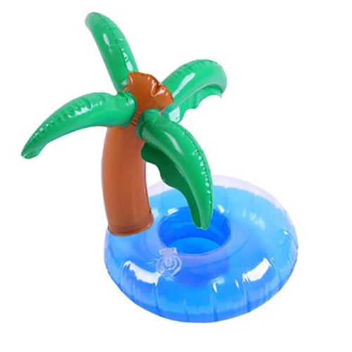 Palm Tree Floating Drink Holder - Palm Tree Shaped Floating Drink Holder