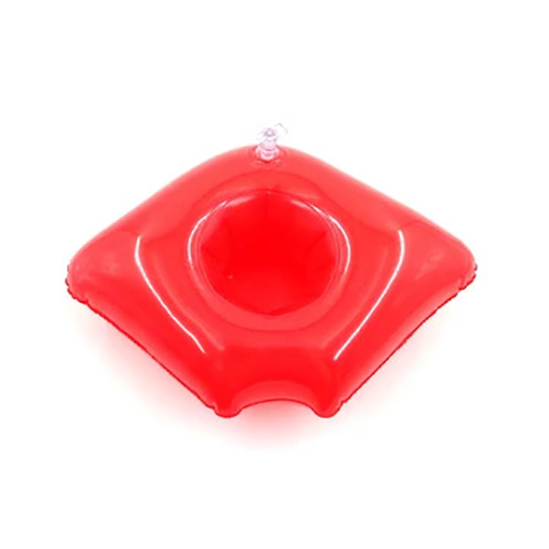 Lips Floating Drink Holder - Red Lips Shaped Floating Drink Holder