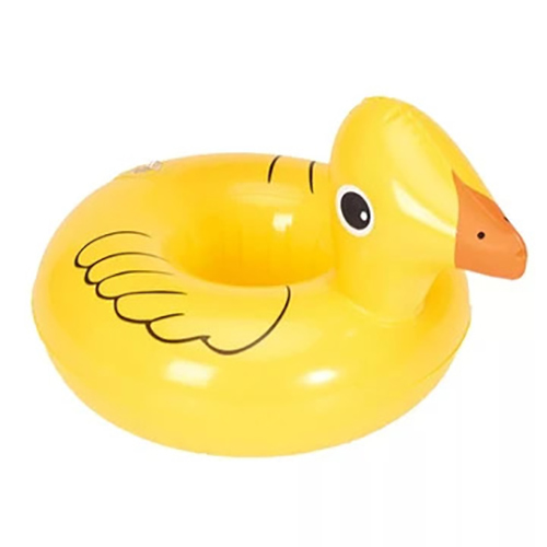 Yellow Duck Floating Drink Holder - Yellow Duck Shaped Floating Drink Holder