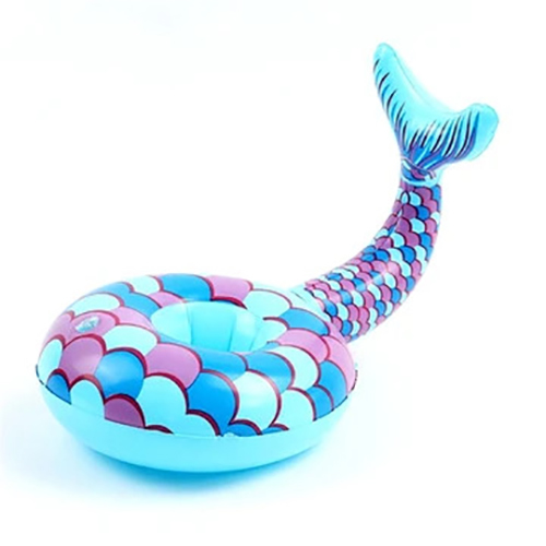 Mermaid Floating Drink Holder - Mermaid Shaped Floating Drink Holder