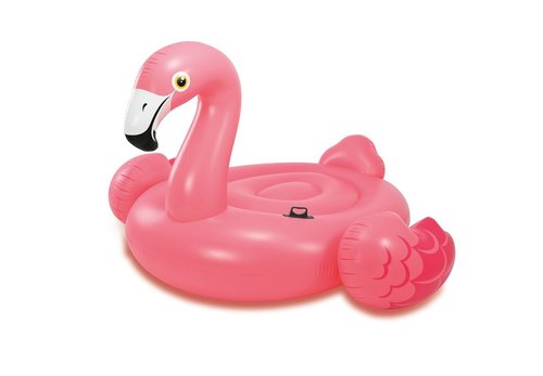 Pink flamingo ride-on - Medium size pink flamingo
Size: 1.42m X 1.37m X 97cm  •