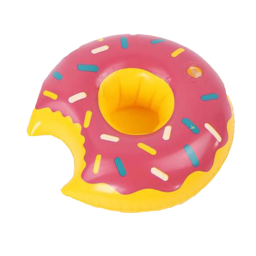 Donuts Floating Drink Holder - Purple Donuts Shaped Floating Drink Holder