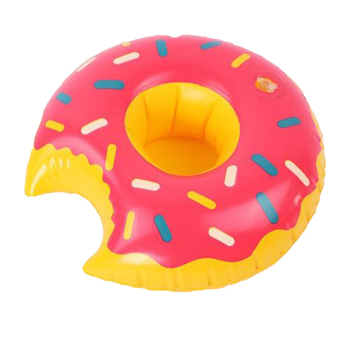 Donuts Floating Drink Holder - Pink Donuts Shaped Floating Drink Holder