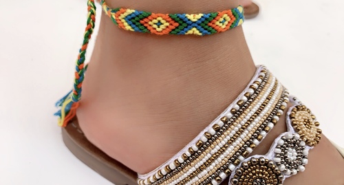 Handmade Jamaican design bracelet / anklet - Handmade Jamaican design ( bracelet / anklet )