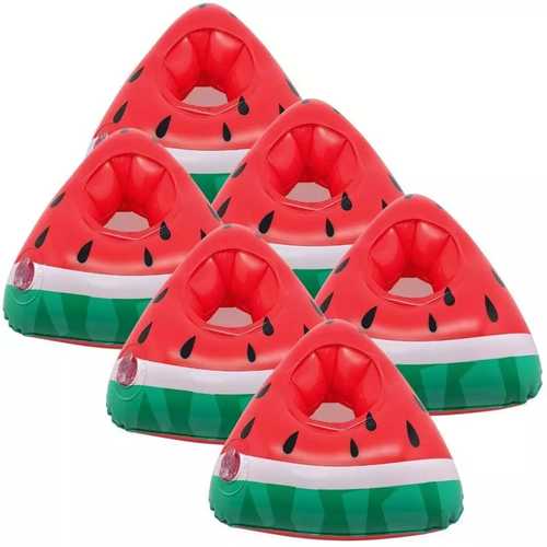 Triangle Watermelon Floating Drink Holder - Watermelon slice cup drink pool holder   • The price include 1 piece