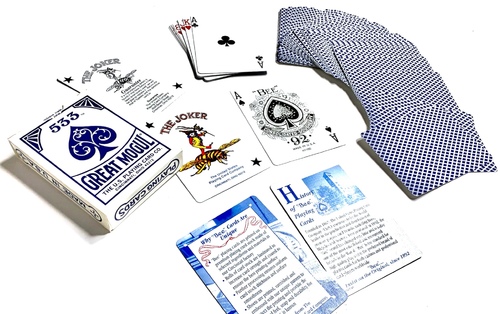 Vally - Abu tabr blue playing cards - Material: Paper Cardboard