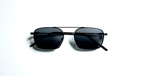 Black Rectangle Sunglasses - Unisex Black Rectangle Sunglasses