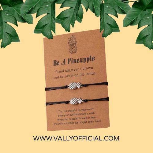 Pineapple bracelet - Set of 2 pieces