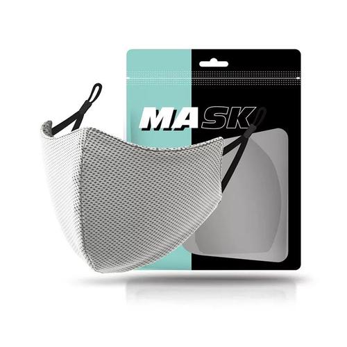 فالي - كمام باللون الرمادي - • Hanging ear adjustable  • Mesh cloth cold feeling  • Quick drying  • Washable