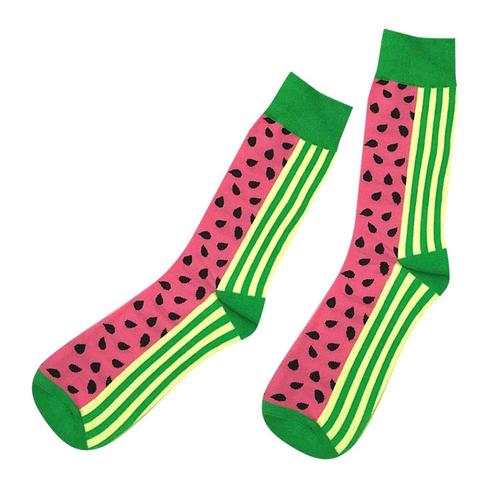 All Pink Watermelon Socks - Unisex Casual Cotton Tube Socks. Fun, quirky socks are the perfect pizazz for any outfit. Material: Cotton / Polyamide / Spandex Free size.