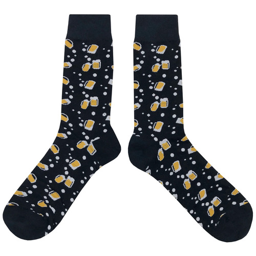 Beer Socks - Beer Socks  Unisex Casual Cotton Tube Socks. Fun, quirky socks are the perfect pizazz for any outfit. Material: Cotton / Polyamide / Spandex Free size.