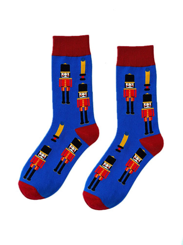 Queen's Guard Socks - Queen's Guard Socks Unisex Casual Cotton Tube Socks. Fun, quirky socks are the perfect pizazz for any outfit. Material: Cotton / Polyamide / Spandex Free size.