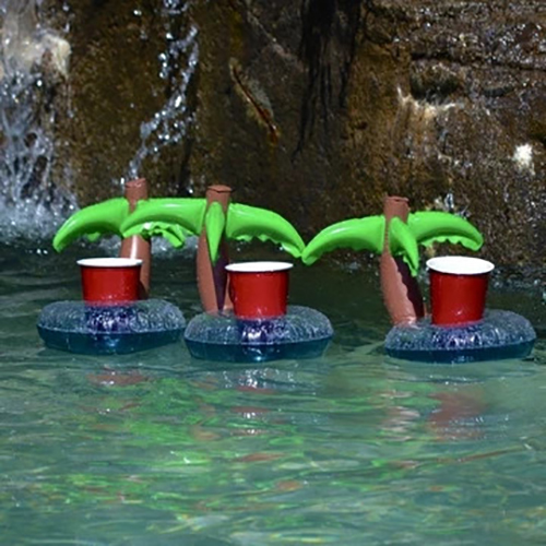 Palm Tree Floating Drink Holder