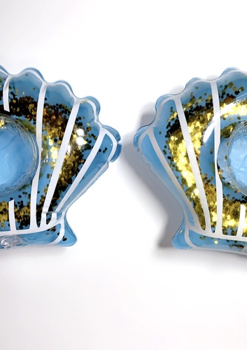 Glitter shell Floating Drink Holder