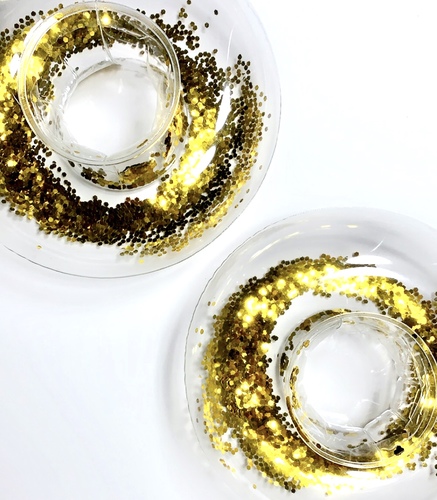 Gold glitter