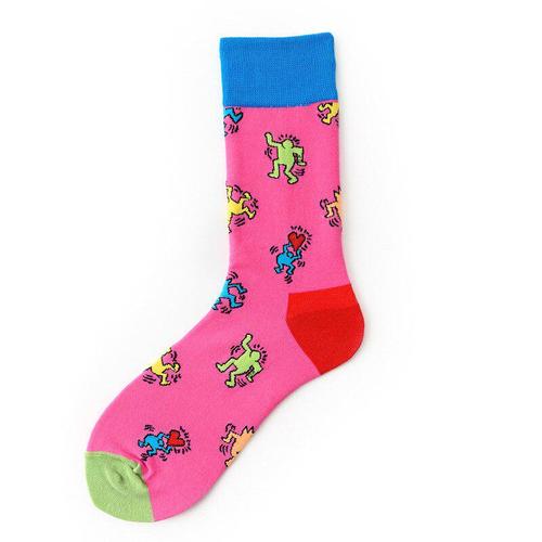Pink Happy Socks