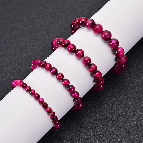 Hand Made Natural Stone Jade Bracelet - 12mm