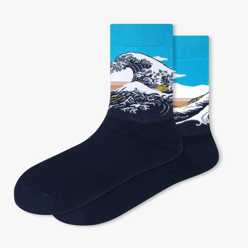 Sea Waves Socks