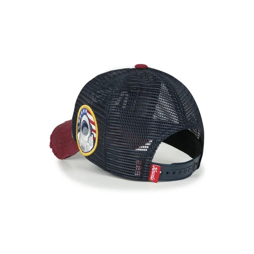 Red Bill Ililily NASA Worm Logo Embroidery Baseball Cap Mesh Snap Back Trucker Hat