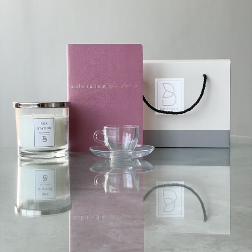 maybe it’s about the Story - The product contains a scented candle, a cup of coffee and a notebook