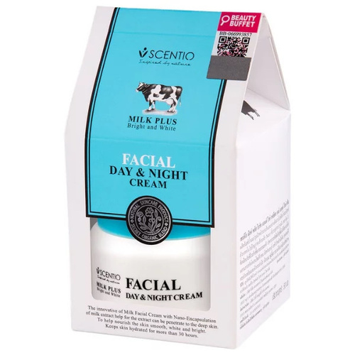 YQB Store  - Scentio Milk Plus Facial Day & Night Cream