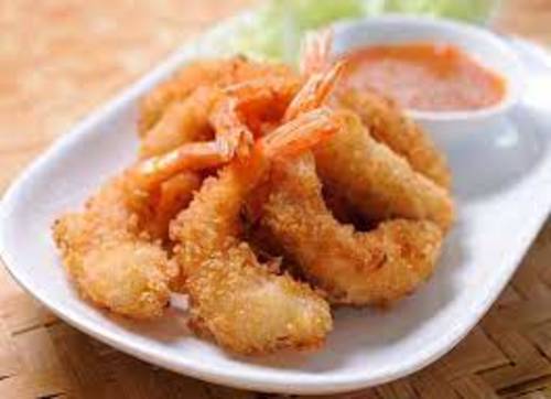 Fried shrimp - الروبيان المقلي