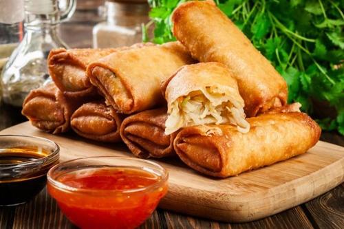 Spring Rolls with Chicken - اسبرنج رولز بالدجاج