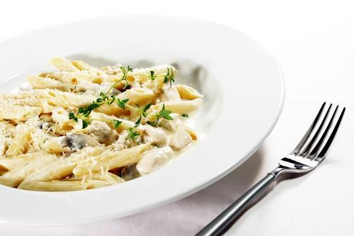 Chicken and mushroom pasta - معكرونة بالدجاج والفطر