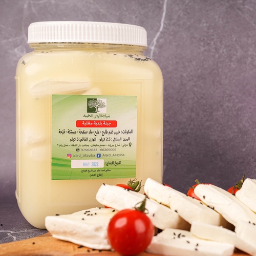 Al Ard Altayiba - Nabulsi Sheep Cheese - 2.5 kilo