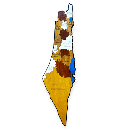 خريطة مناطق فلسطين الحبيبة