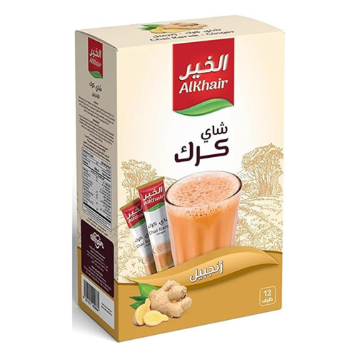 شاي كرك زنجبيل الخير 12 ظرف