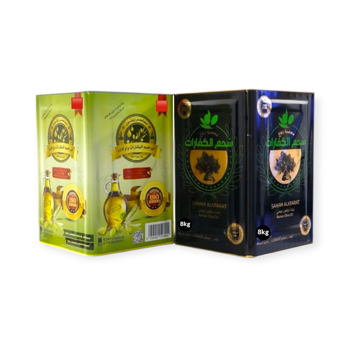 زيت زيتون بكر اردني8 كيلو انتاج 11/ 2025
