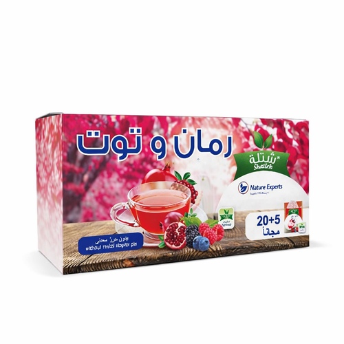 شاي رمان وتوت شتلة خيط 25*12