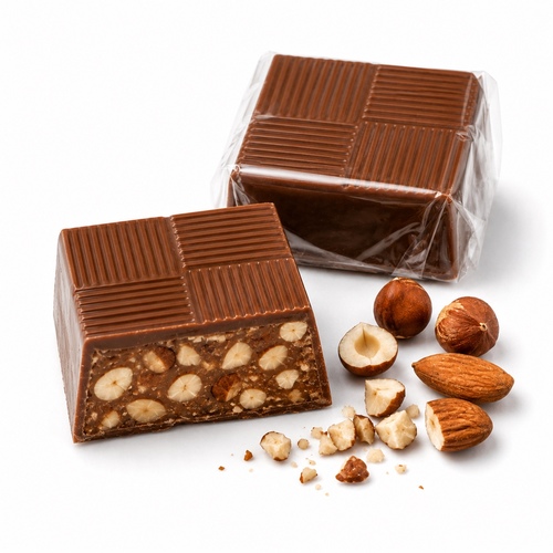 Belgian chocolate with nuts