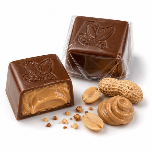 Belgian chocolate with peanut butter
