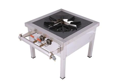 Volcano Stove 2 Burners - Size: length 50 cm --- width 50 cm --- height 45cm  weight 19 kg  - stainless steel body + cast metal