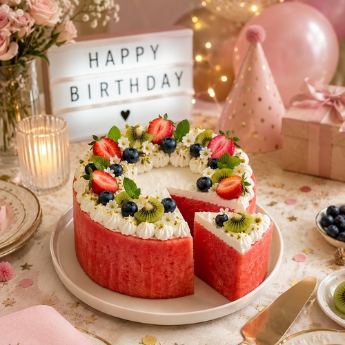 melon feta  Cake