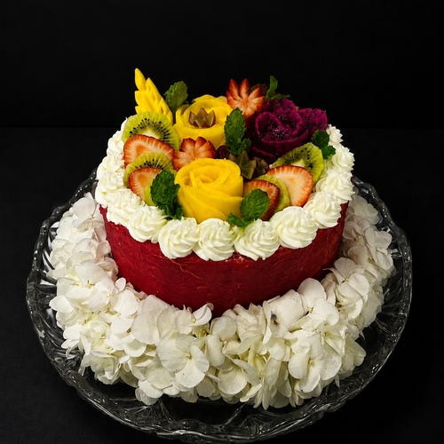 melon feta  Cake