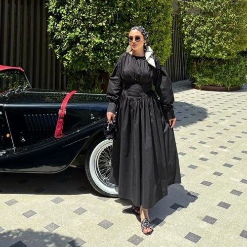 فستان ساره الاسود