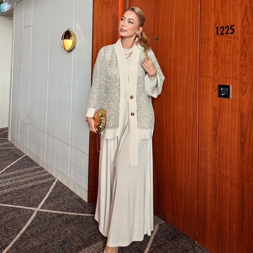 Bellamira Beige Suit