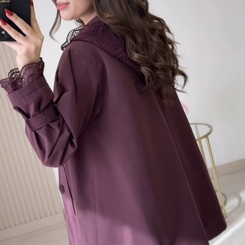 Dantel Burgundy Jacket