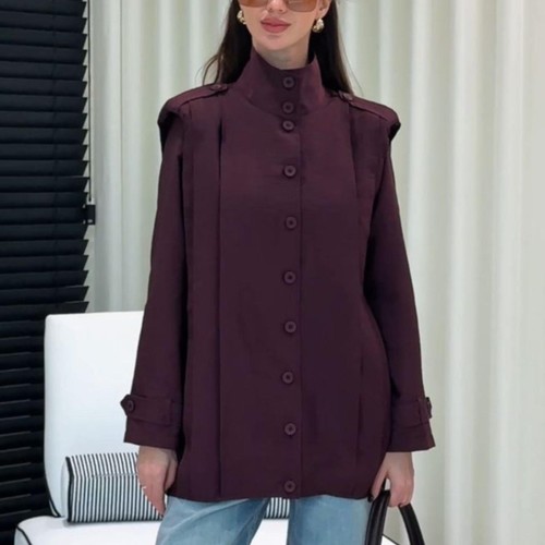 Elora Burgundy Jacket