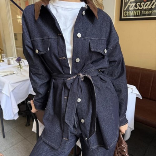 Trenchcoat Jeans Jacket