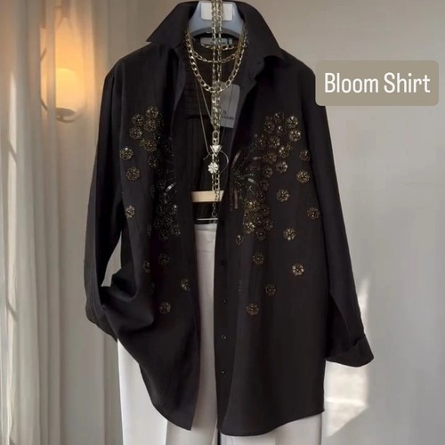 Brown Bloom Shirt