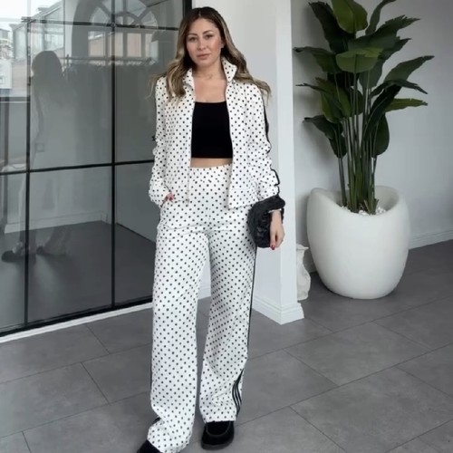 Dotted White Suit
