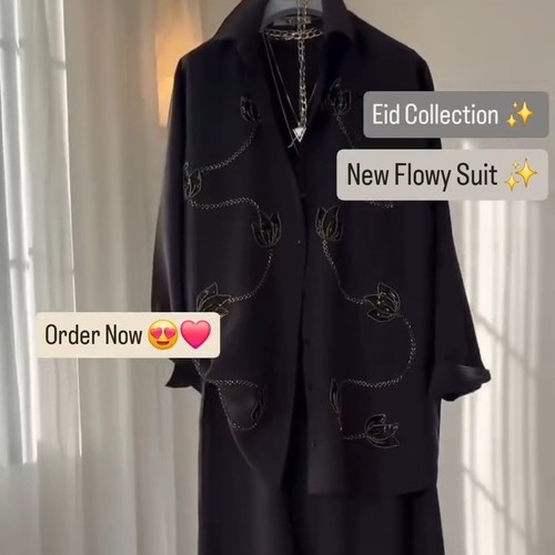 Flowy Brown Suit