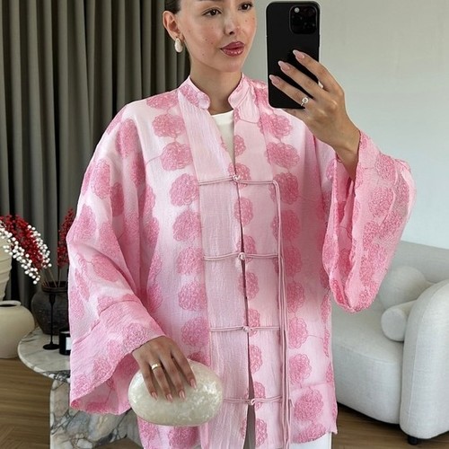 Pinky Sheer Top