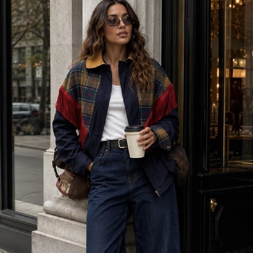 Oversize Navy Jacket