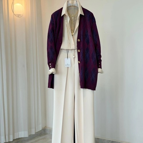 Royal Plum Cardigan