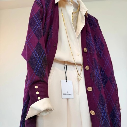 Royal Plum Cardigan
